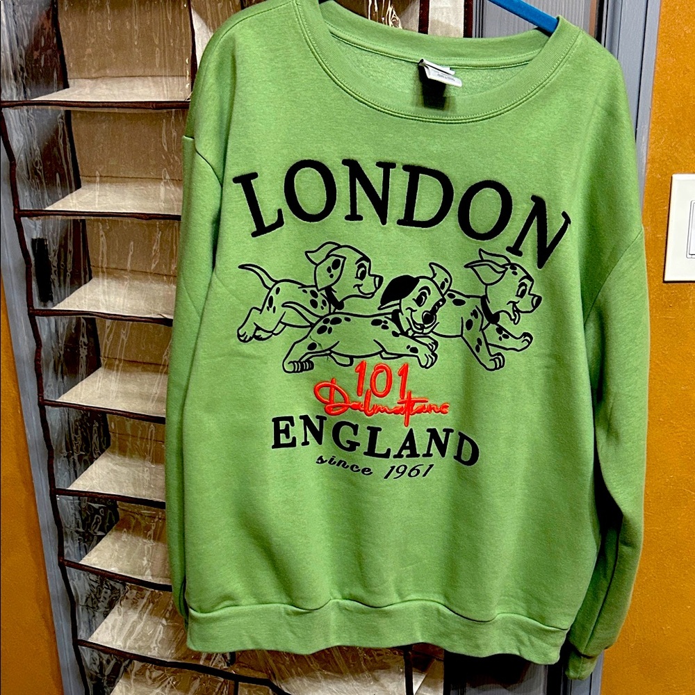 Disney Sage Green Sweatshirt